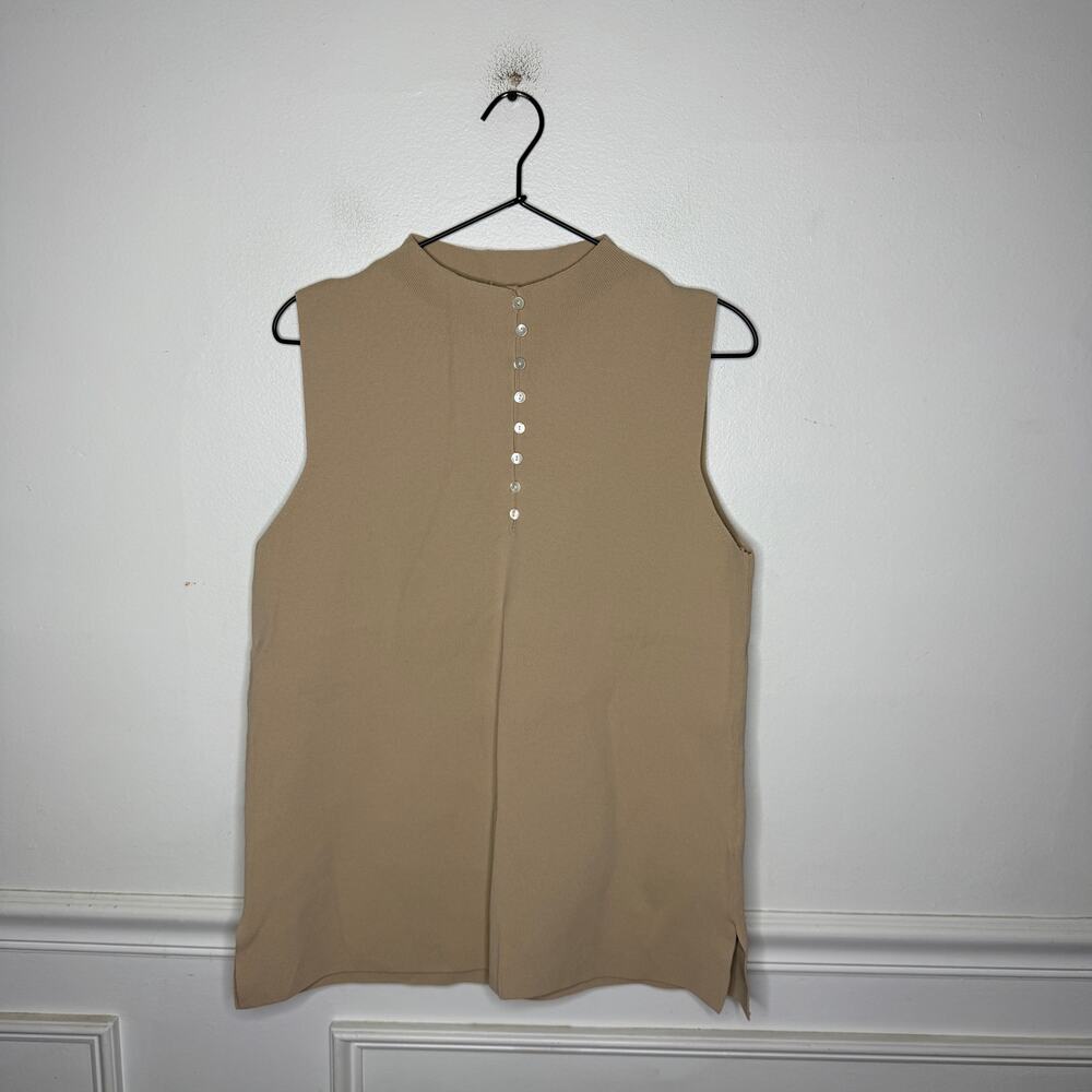 M.M. LaFleur Malki Top Jardigan Knit Latte Tan Womens XL
